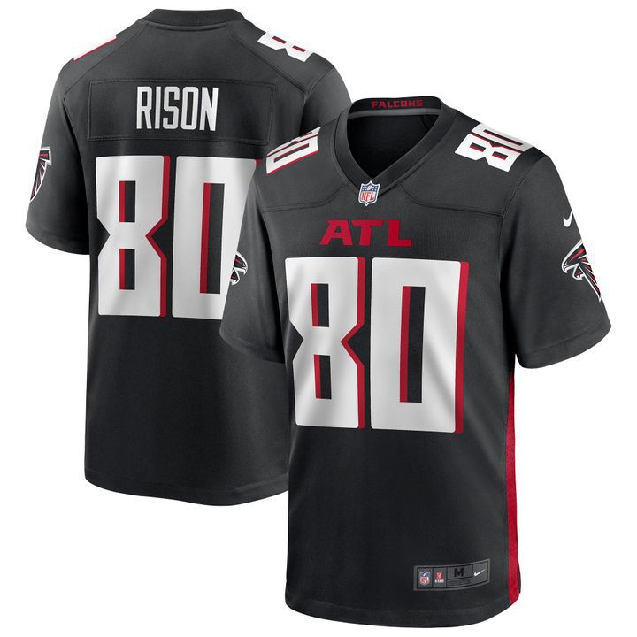 Cheap Men Atlanta Falcons 80 Andre Rison Nike Black Player Game NFL Jersey